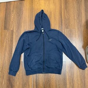 Nike Dark Blue Hoodie with Zip